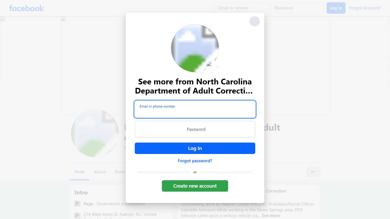 North Carolina Department of Adult Correction Raleigh NC Facebook